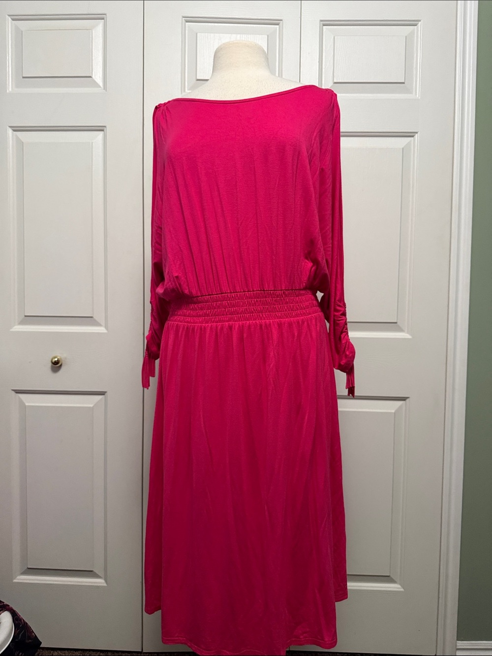 Lane Bryant Vibrant Pink Stretch Top